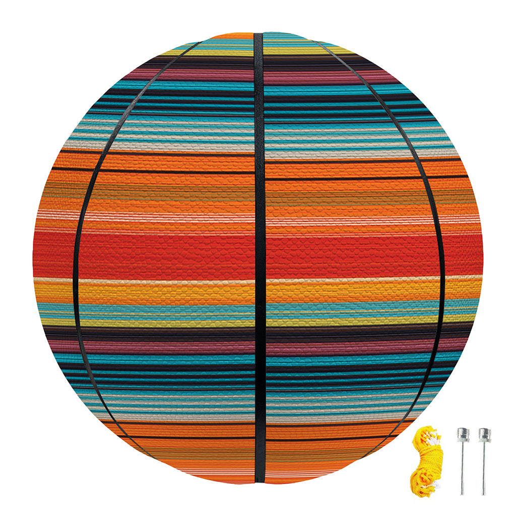 Ethnic Mexican Blanket Pattern Print Basketball