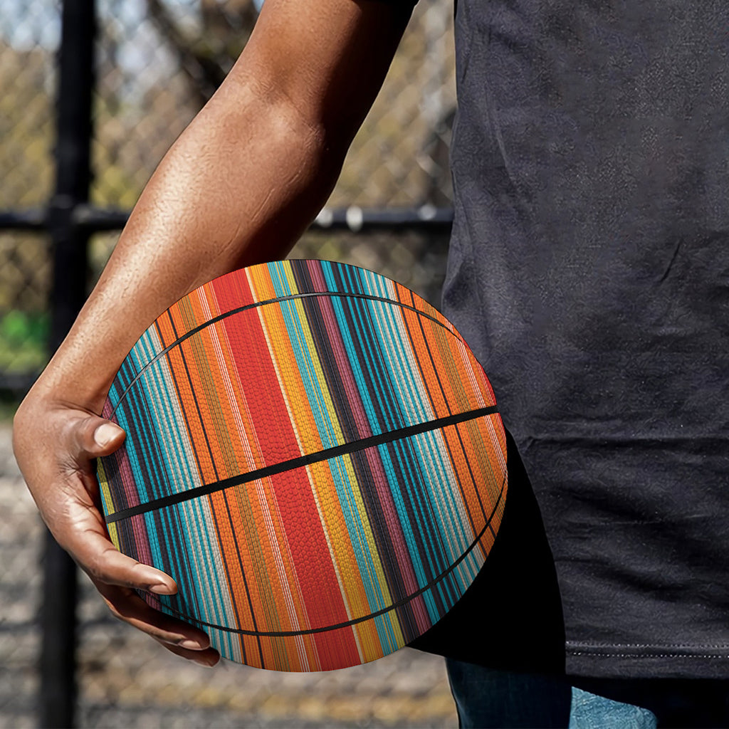 Ethnic Mexican Blanket Pattern Print Basketball