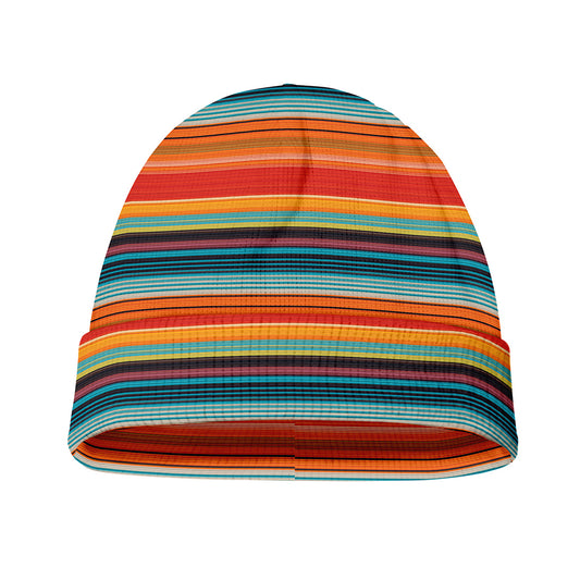 Ethnic Mexican Blanket Pattern Print Beanie