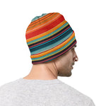 Ethnic Mexican Blanket Pattern Print Beanie