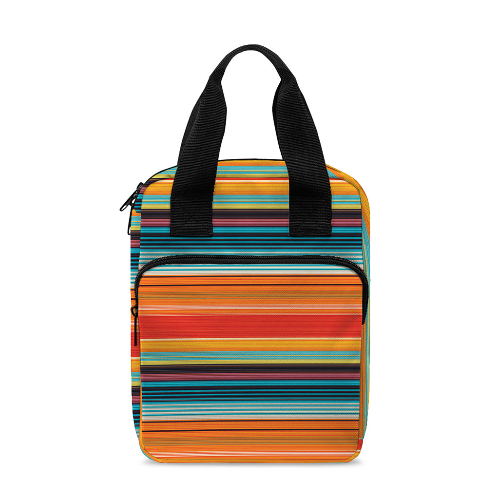 Ethnic Mexican Blanket Pattern Print Bible Tote Bag