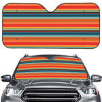 Ethnic Mexican Blanket Pattern Print Car Windshield Sun Shade