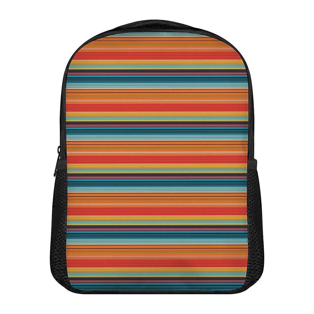 Ethnic Mexican Blanket Pattern Print Casual Backpack