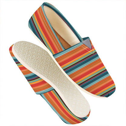 Ethnic Mexican Blanket Pattern Print Casual Shoes