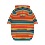 Ethnic Mexican Blanket Pattern Print Dog Zip Up Hoodie