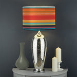 Ethnic Mexican Blanket Pattern Print Drum Lamp Shade