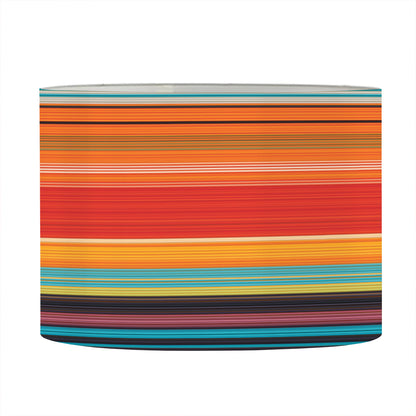 Ethnic Mexican Blanket Pattern Print Drum Lamp Shade