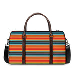 Ethnic Mexican Blanket Pattern Print Duffle Bag