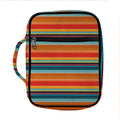 Ethnic Mexican Blanket Pattern Print Front Pocket Bible Bag