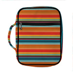 Ethnic Mexican Blanket Pattern Print Front Pocket Bible Bag