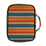Ethnic Mexican Blanket Pattern Print Front Pocket Bible Bag