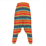 Ethnic Mexican Blanket Pattern Print Hammer Pants