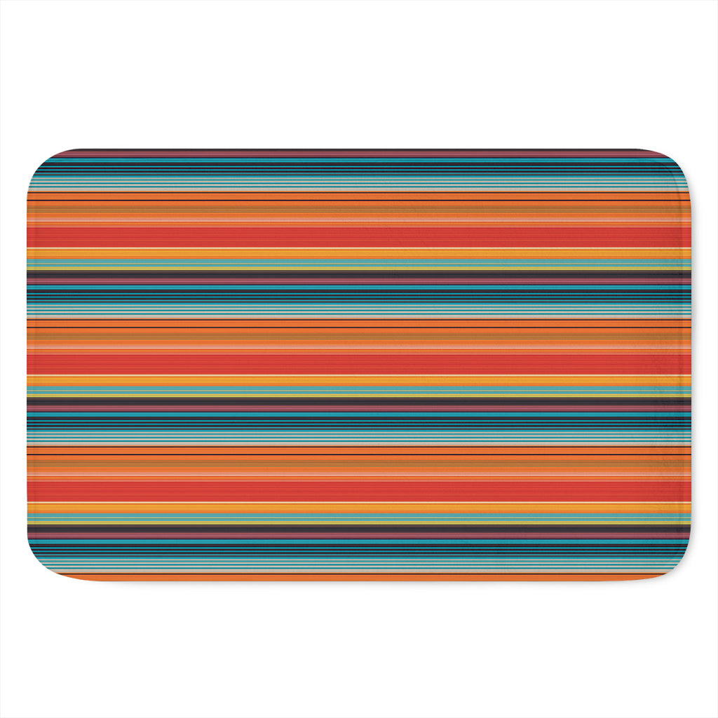 Ethnic Mexican Blanket Pattern Print Indoor Door Mat