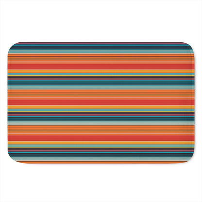 Ethnic Mexican Blanket Pattern Print Indoor Door Mat