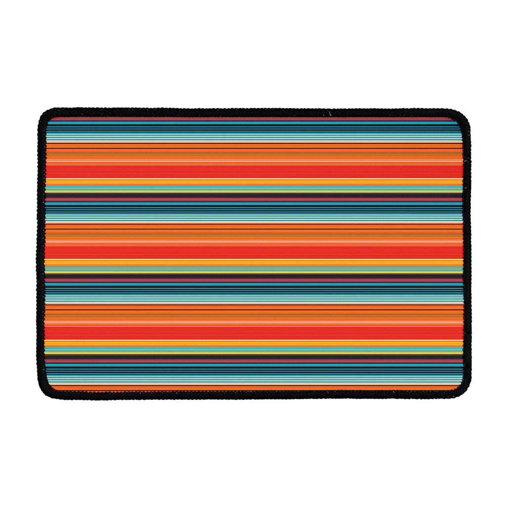 Ethnic Mexican Blanket Pattern Print Kitchen Mat