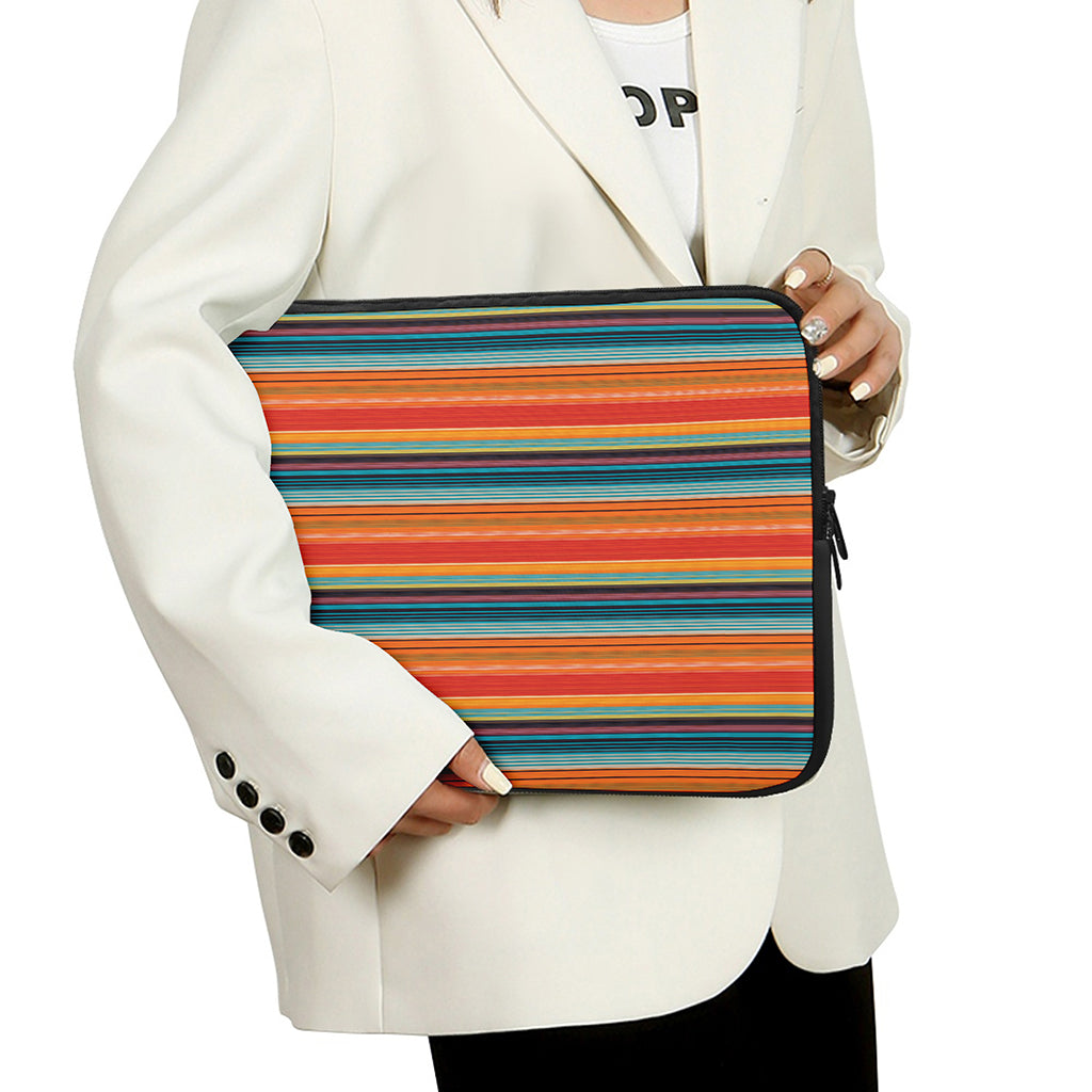 Ethnic Mexican Blanket Pattern Print Laptop Sleeve