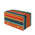 Ethnic Mexican Blanket Pattern Print Leather Tissue Box Cover