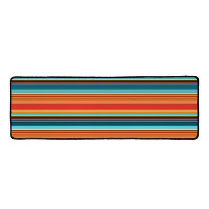 Ethnic Mexican Blanket Pattern Print Long Kitchen Mat