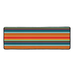 Ethnic Mexican Blanket Pattern Print Long Kitchen Mat