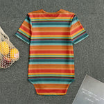 Ethnic Mexican Blanket Pattern Print Men's Bodysuit