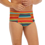 Ethnic Mexican Blanket Pattern Print Men's Briefs