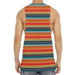 Ethnic Mexican Blanket Pattern Print Men's Muscle Tank Top
