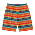 Ethnic Mexican Blanket Pattern Print Men's Swim Trunks