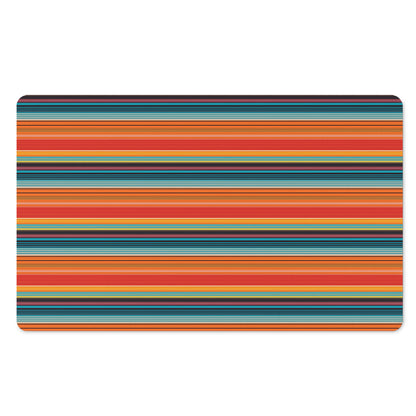 Ethnic Mexican Blanket Pattern Print Polyester Doormat