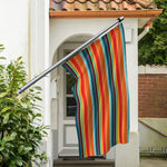 Ethnic Mexican Blanket Pattern Print Polyester Flag