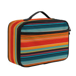 Ethnic Mexican Blanket Pattern Print Portable Lunch Bag