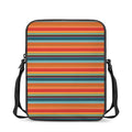Ethnic Mexican Blanket Pattern Print Rectangular Crossbody Bag
