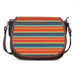 Ethnic Mexican Blanket Pattern Print Saddle Bag
