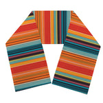 Ethnic Mexican Blanket Pattern Print Scarf