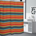 Ethnic Mexican Blanket Pattern Print Shower Curtain