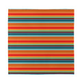 Ethnic Mexican Blanket Pattern Print Silk Bandana
