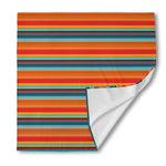 Ethnic Mexican Blanket Pattern Print Silk Bandana