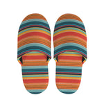 Ethnic Mexican Blanket Pattern Print Slippers