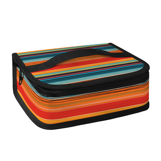 Ethnic Mexican Blanket Pattern Print Small Lunch Bag