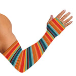 Ethnic Mexican Blanket Pattern Print Sun Protection Arm Sleeves