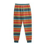 Ethnic Mexican Blanket Pattern Print Sweatpants