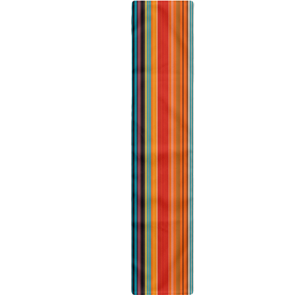 Ethnic Mexican Blanket Pattern Print Table Runner