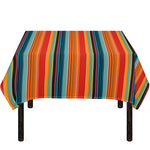 Ethnic Mexican Blanket Pattern Print Tablecloth