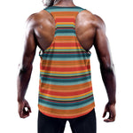 Ethnic Mexican Blanket Pattern Print Training Tank Top