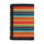 Ethnic Mexican Blanket Pattern Print Trifold Wallet