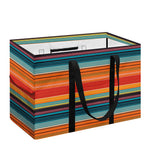 Ethnic Mexican Blanket Pattern Print Utility Tote Bag