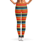 Ethnic Mexican Blanket Pattern Print Women's Leggings