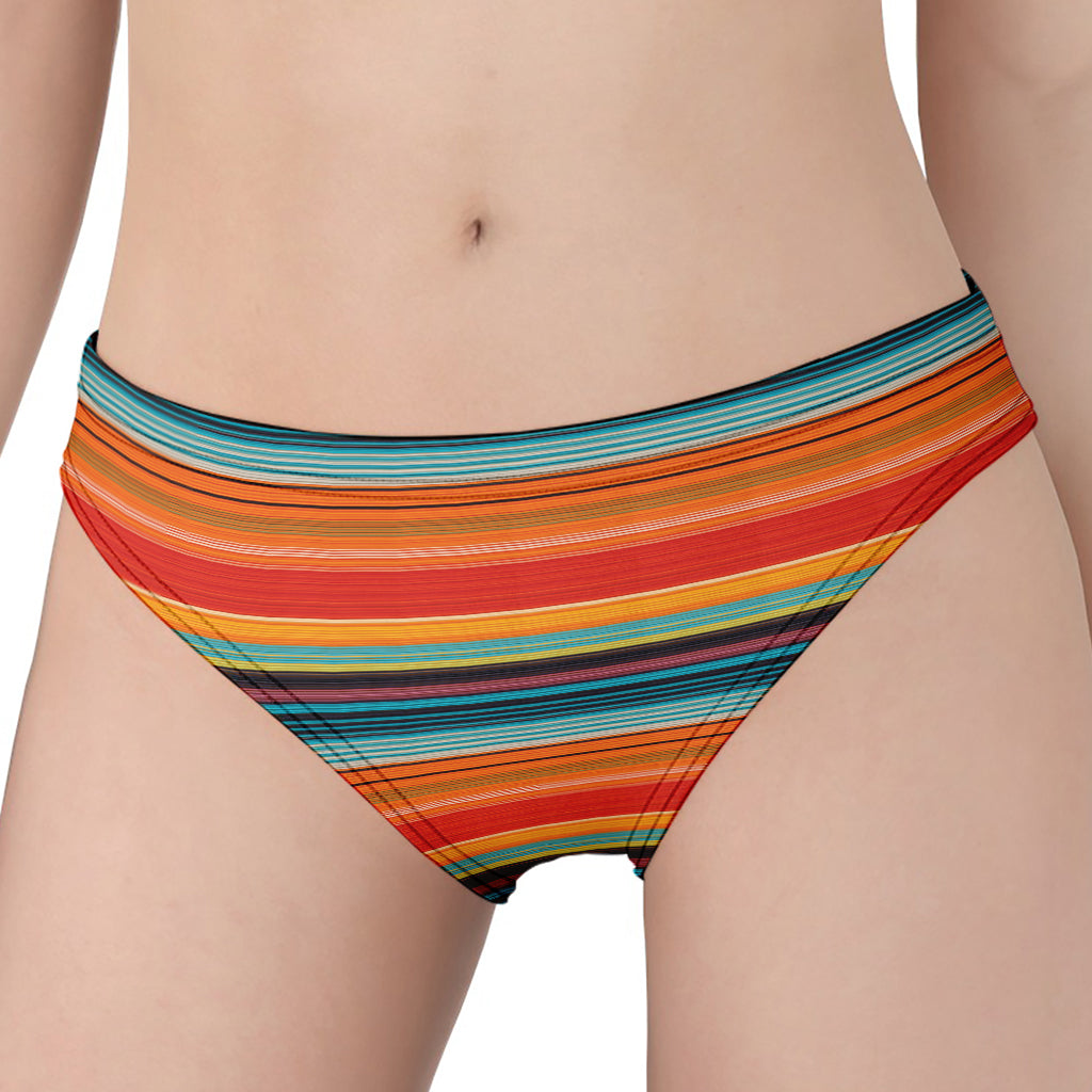 Ethnic Mexican Blanket Pattern Print Women's Panties