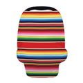 Ethnic Mexican Blanket Stripe Print Baby Seat Cover