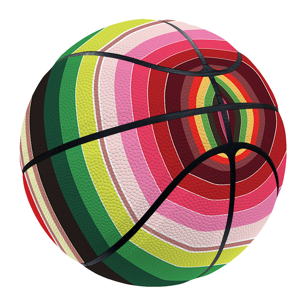 Ethnic Mexican Blanket Stripe Print Basketball