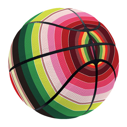 Ethnic Mexican Blanket Stripe Print Basketball